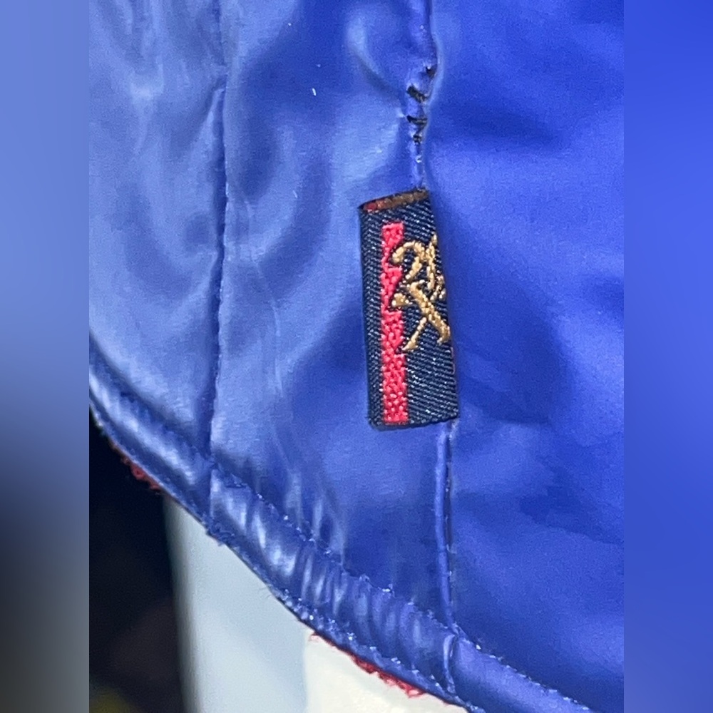 Wrangler 20x Reversible Blue Waterproof/Red Fleece Full Zip Men’s Puffer Vest - Picture 4 of 12